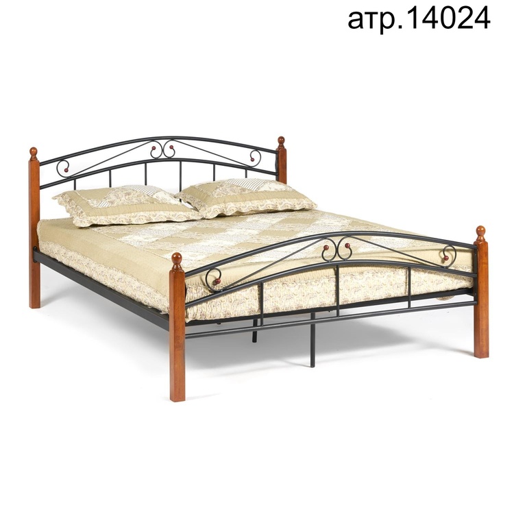 Двуспальная кровать AT-8077 Wood slat base (14024) в Анапе