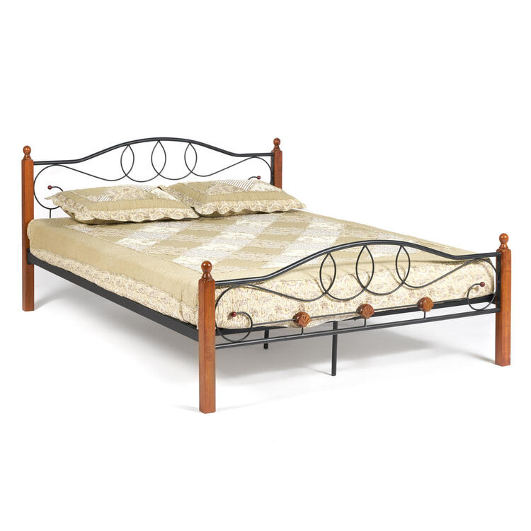 Двуспальная кровать AT-822 Wood slat base (14021) в Анапе