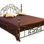 Двуспальная кровать металлическая VICTORIA в Анапе