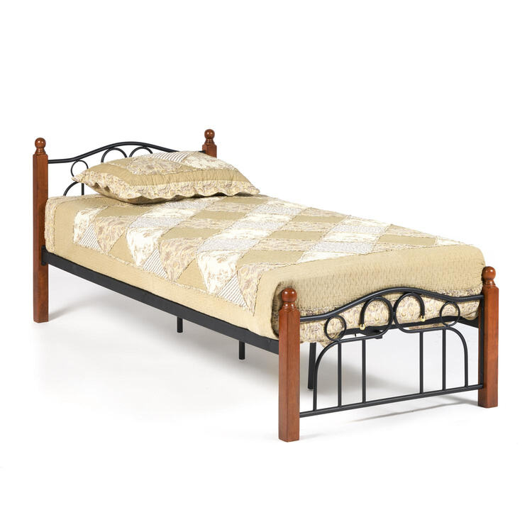 Односпальная кровать AT-808 Wood slat base (14013) в Анапе