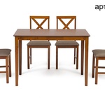 Обеденный комплект эконом Хадсон (стол + 4 стула) в Анапе